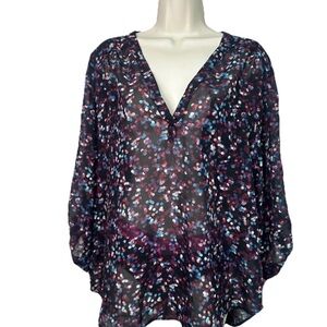Maurices Colorful V-Neck Blouse